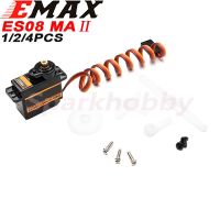 เซอร์โว Imperabile 12G Servo Analogico In Metallo EMAX ES08MAII Originale Con Ingranaggi Per Parti Di Accessori Per Aeroplani Per Barche Per Elicotteri Per RC