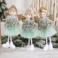 Christmas 1PC Purple Green Angel Doll Pendant Christmas Party Christmas Tree Decorations Childrens Gift Decorations Christmas Ornaments