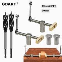 งานไม้เดสก์ท็อปคลิป Fast Fixed Clamp ทองเหลือง Fixture Vise และ Holing เจาะ Bit สำหรับ19/20มม. Dog Hole Joinery Workbenches เครื่องมือ