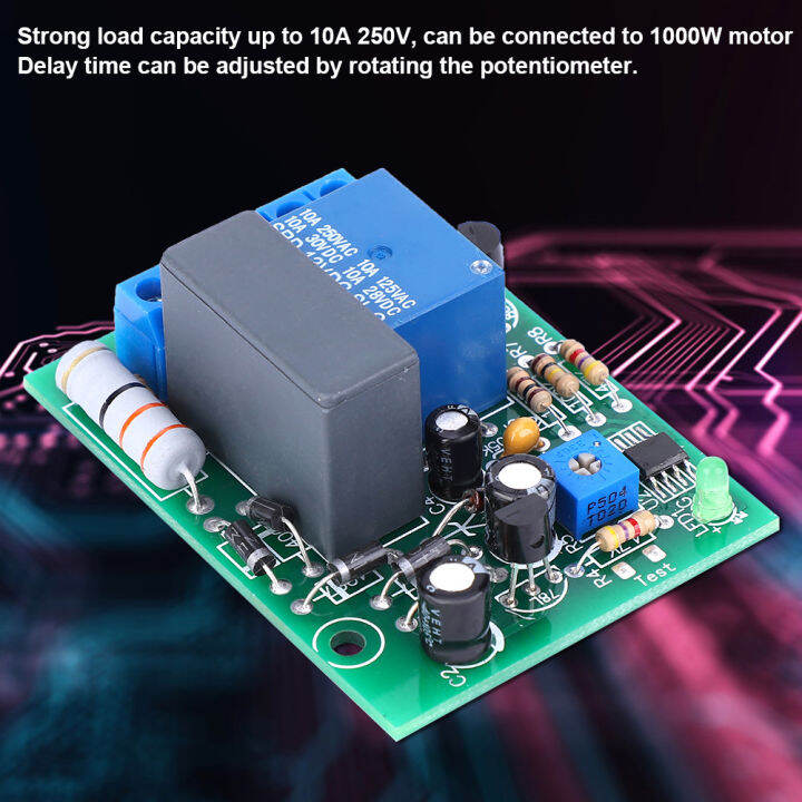 Delay Power On Module Adjustable Delay Time Reasonable Circuit Layout