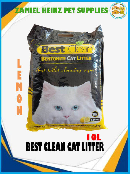 BEST CLEAN Cat Litter LEMON 10L Lazada PH