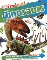 DK findout dinosuars found dinosaur English original imported books childrens English encyclopedia books popular science knowledge full color illustrations British publishing house