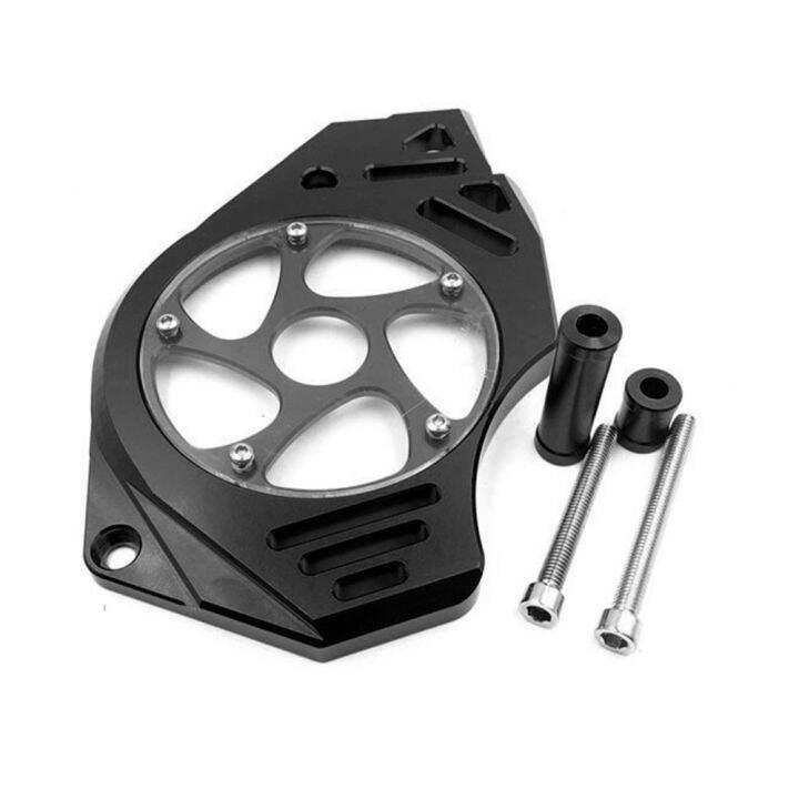 ห่วงโซ่เฟืองหน้าฝาครอบป้องกันอุปกรณ์เสริมรถจักรยานยนต์สำหรับ-kawasaki-er-6n-er-4f-er-6f-versys-650-ninja-400
