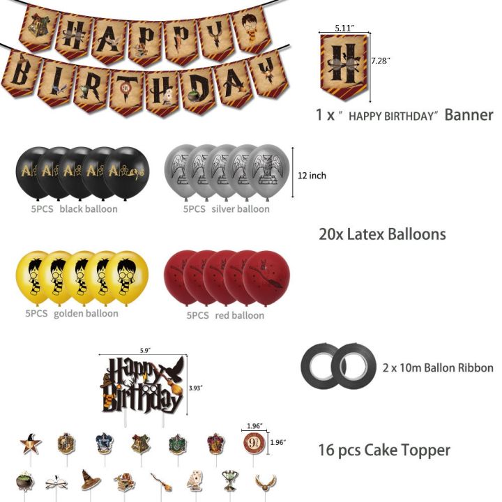 harry-potter-theme-happy-birthday-decor-party-decorations-set-cake-topper-kids-birthday-banner-party-needs-supplies-birthday-gif-hot-recommendation