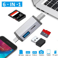 USB Xoual 3.0เครื่องอ่านการ์ด USB-C Micro การ์ดความจำ OTG หน่วยความจำอัจฉริยะอะแดปเตอร์คอมพิวเตอร์แล็ปท็อป