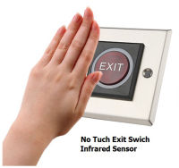 No Touch ขนาด 86x86มม. สวิทซ์กดออกแบบไม่ต้องสำผัส (NO TOUCH Exit Switch)