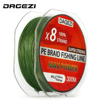 【Cw】DAGEZI 8 strand 300m330YDS With Gift Super Strong 10-80LB nd fishing lines 100 PE . Fishing Line smooth line