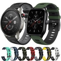 xiaozh For Huami Amazfit GTR 4 3 3pro 2 2e / correa Amazfit GTS 4 3 2 2e 2 mini Silicone Strap Sport Bracelet 20mm 22mm Watch Band