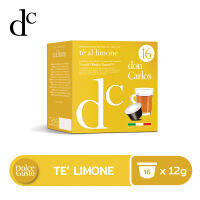 Don Carlos Te al Limone Dolce Gusto 16x ชาเลมอน ชาพรีเมียม ชาน้ำเข้าจากอิตาลี ชาแคปซูล ดอลเช่ กุสโต