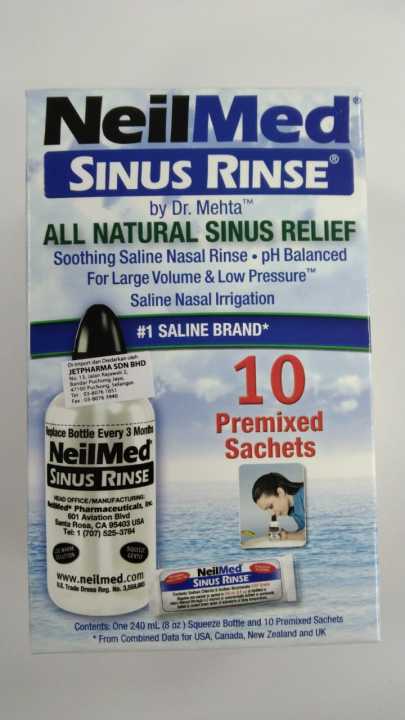 Neilmed Sinus Rinse Starter Kit 10S (New)