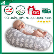 Gối chống trào ngược cho bé AKITA ROYAL cao cấp, gối cho bé ngủ ngon giấc