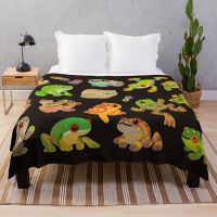 Ready Stock Tree frog - dark Throw Blanket Blanket For Decorative Sofa Plaid on the sofa