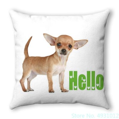 【hot】✻┅ Elderly A Dog New Year Cushion Cover case Sofa Car Decorate Polyester 45x45cm Nap Pillowsham Baby Kids