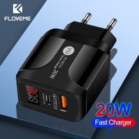 【Aishang electronic】FLOVEME 5โวลต์4A Type C ชาร์จ USB ค่าเร็ว3.0 20WFast ชาร์จ Displaycharger สำหรับ IPhoneXiaomi