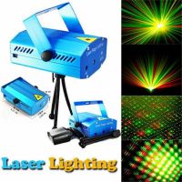 PROMOTION เครื่องฉายไฟเวทีแสงเลเซอร์ mini laser stage lighting projector ราคาถูก โปรเจคเตอร์ เครื่อง ฉาย โปรเจคเตอร์ โปรเจคเตอร์ มือ ถือ โปรเจคเตอร์ พก พา