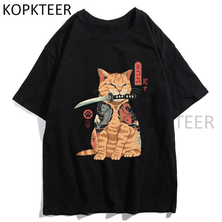 Fat T-Shirt Retro Cartoon T-shirts Sushi Shiba Cat Print Fashion Tops  Harajuku Aesthetic Black Friday Streetwear Short Sleeve T-shirt Plus Size  4XL 5XL 6XL best gift | Lazada
