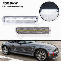 สำหรับ BMW Z3 M Roadster Coupe 1997-2002เปิดประทุน1996-2002 2ชิ้นสีขาวด้านหน้า LED ด้านข้าง Marker ไฟอัตโนมัติ Fender Flare โคมไฟ