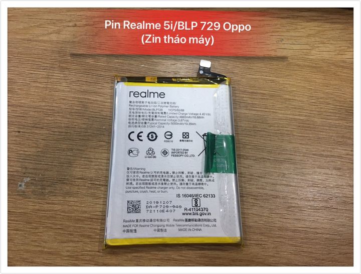 pin realme blp 729