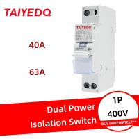 1P 40A 63A MTS Dual Power Manual Transfer สวิตช์แยก INTERLOCK Circuit Breaker-Mumie