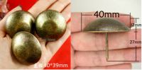 ❈❀▽ 40MMx39MM Hardware supplies Antique Bronze Upholstery Nail Jewelry Gift Wine Case Box Sofa Decorative Tack Stud Pushpin