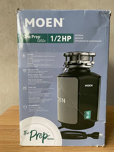 Moen GX50C Prep Series 1/2 HP Continuous Feed Garbage Disposal With ...