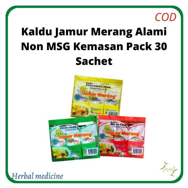 Kaldu Jamur Merang Alami Non Msg Kemasan Pack Sachet Lazada Indonesia