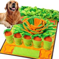 Snuffle Mat สำหรับสุนัข Sniff Mat 31 X 19 Nosework Feeding Mat ช้า Feeder Interactive Dog Puzzle ของเล่นสำหรับการฝึกอบรมสุนัขของเล่น