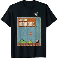 Adult Clothes Nintendo Super Mario Bros Game Screen Shot Graphic T-Shirt Fashion Clothing Tops Men