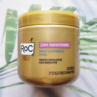 (RoC®) LINE SMOOTHING Daily Cleansing Pads 28 Pads แผ่นเช็ดทำความสะอาด สำหรับผิวหน้า