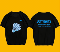 Yonex เสื้อผ้าลายกีฬาปิงปองใหม่เสื้อผ้ากีฬาแห้งเร็ว2023ฤดูร้อนสำหรับทั้งหญิงและชาย Comfort ดูดซับเหงื่อสำหรับฝึกซ้อมกีฬาแข่งขันกีฬา