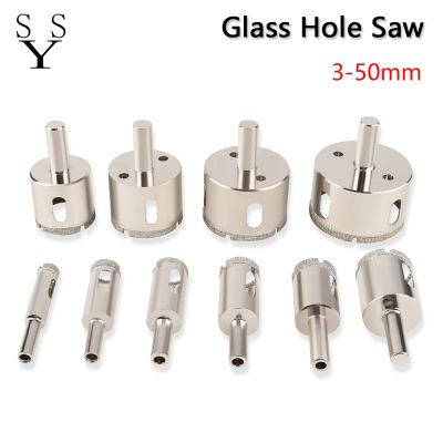【DT】hot！ 1 Pcs 3-50mm Glass Hole Saw Coated Bits Drilling for Marble Tools