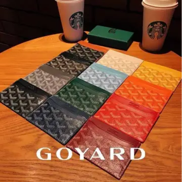 goyard card holder colours