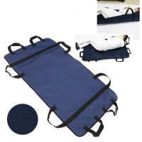 Patient Transfer Sheet Elderly Incontinence Patients Bedridden Positioning Lifting Bed Pad Mat with 6 Handles Body Brace