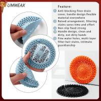 UMMEAX อุปกรณ์ในห้องครัวที่ดักเส้นผมซิลิโคนที่ปิดอ่างน้ำฝาปิดท่อระบายน้ำบนพื้นที่กรองซิงค์ที่กรองท่อระบายน้ำฝักบัว