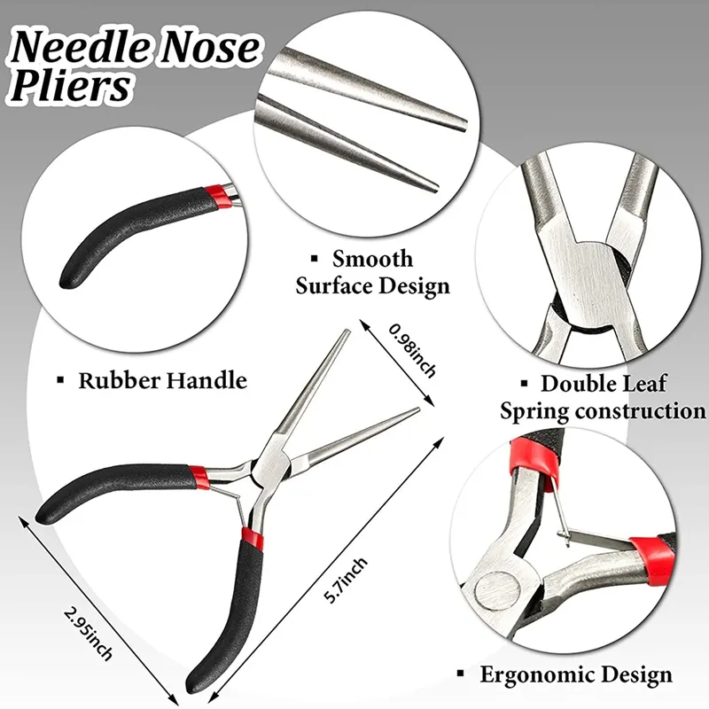 10 Pieces Metal Diy Model Tool Sets Metal Earth Model Kits, 3 Different  Style Nose Pliers And Tab Edge Cylinder Cone Shape Bending Assist Tools For  3d