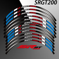 สำหรับ Aprilia SRGT200 SR GT 200รถจักรยานยนต์ล้อริมสติ๊กเกอร์สะท้อนแสง Hub ลายเทปอุปกรณ์กันน้ำรูปลอก