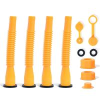 Gas Can Spout Replacement Gas Can Nozzlet, Gas Can Spout Kit with Flexible Nozzles, Thicker Gasket, Spout Cap