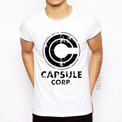 Men Cartoon Capsule Corp Print And Cotton Comfortable Tshirt T Shirt Cool Design
