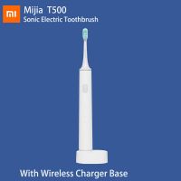 เหมาะสำหรับ Xiaomi T500 Mijia แปรงสีฟันไฟฟ้าพลังคลื่นเสียงแบตเตอรี่อายุการใช้งานยาวนาน Mi IPX7แปรงฟัน Mijia การสั่นสะเทือนความถี่สูงแม่เหล็ก