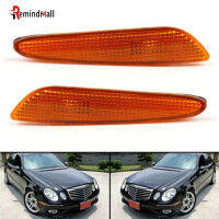 Rm【คลังสินค้าพร้อม】ไฟเลี้ยวด้านหน้า2ชิ้นไฟเลี้ยวสำหรับ Mercedes-Benz E-Class W211 2003-2006 2118200221 2118200121[สินค้าคงคลัง]