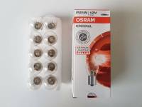 หลอดไฟ   12V21W  หลอดเขี้ยวดวงใหญ่#7506(93)   OSRAM แท้ๆ (กล่อง10ดวง) กล่องละ110-