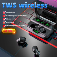 G6 TWS Bluetooth 5.1 Earphones Noise Canceling Wireless Headphones 1200mAh Charging Box Waterproof 8D HiFi Bass Sports Headset