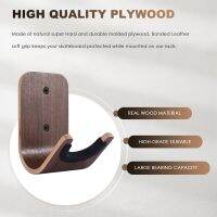 Skateboard Wall Mount Wood Skateboard Hanger Holder Rack Display for Skateboards and Longboards Electric Guitar Ukulele