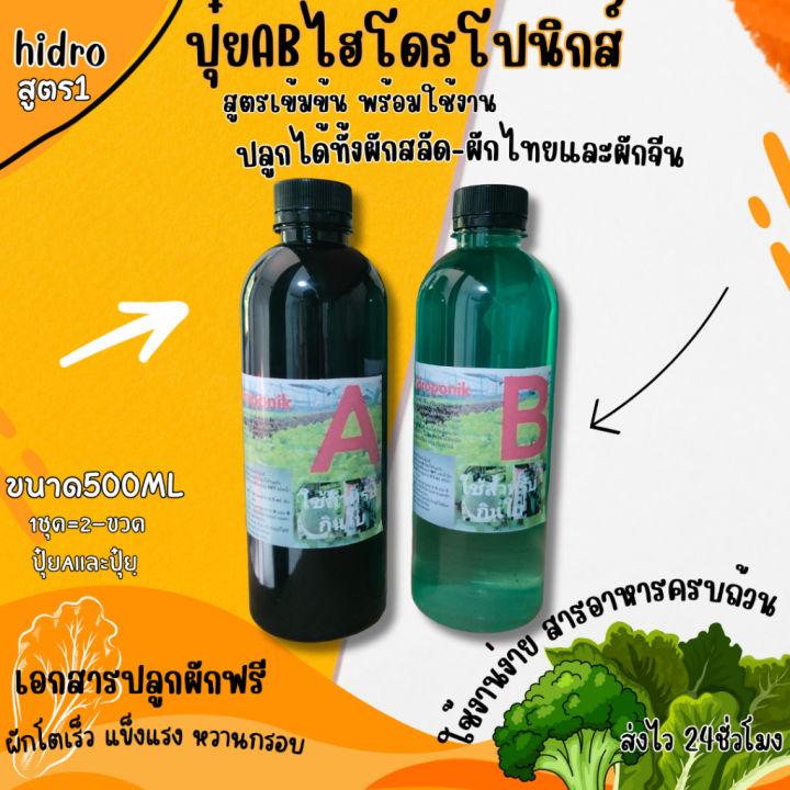 ปุ๋ยab-ขนาด500มิลลิลิตร-a-b-เพียงแค่-69-บาท-ปลูกผักสลัด-ไฮโดรโปนิกส์-ab-คุณภาพดี-คุ้มราคา-เอสเคยู-001-ช้อป