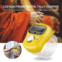 ELEC ตัวคั่นลายและเคาน์เตอร์ลายนิ้วมือ LCD Electronic Digital เครื่องนับจำนวน