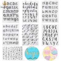 DIY Fondant Embossing Sweet Stamp Letters Cake Decorating Tools Cutter Cookie Silicone Mold Alphabet  Pastry Accessories Shape Bread Cake  Cookie Acce