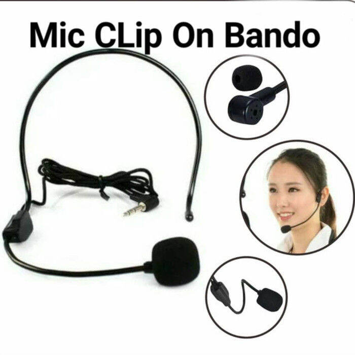 Mic Clip On Bando / Microphone Eksternal Bando Clip on Lazada Indonesia