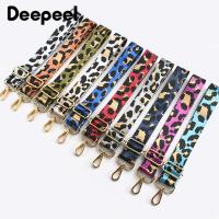 Deepeel Women 3.8cm Wide Colorful Bag Strap Band Leopard Shoulder Crossbody Straps Female Nylon Adjustable Bags Belt Accessory