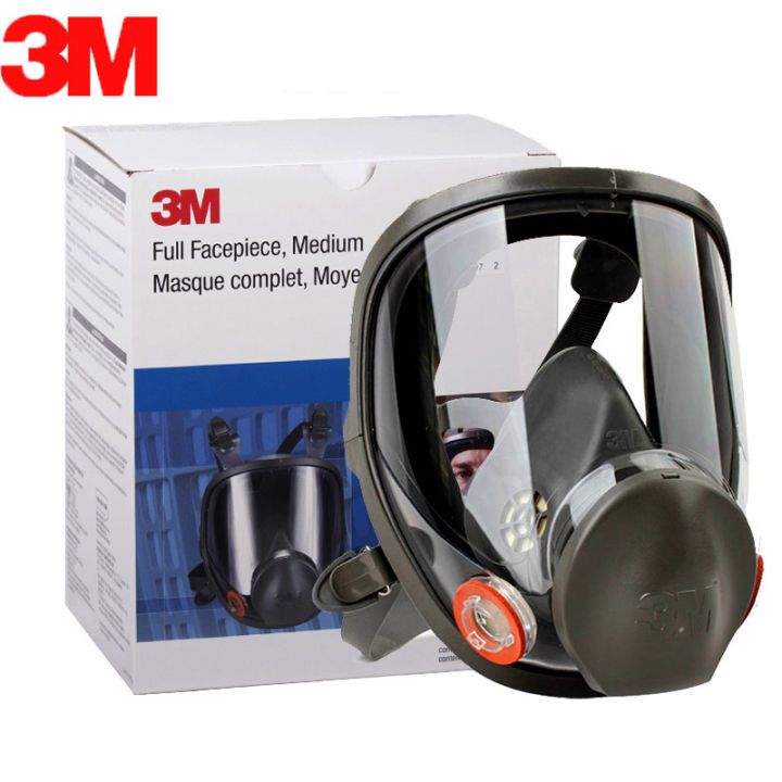 3m-หน้ากากกันแก๊สเต็มหน้า6800-6001-หน้ากากกันแก๊สหน้ากากป้องกันหายใจสะดวกหน้ากากควัน