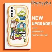 เคส Chenyyyka สำหรับ Realme 6 6S Narzo การ์ตูนทอยสตอรี่ Lightyear เป็นคลื่นขอบเคสโทรศัพท์แบบใสครีมที่น่ารักดีไซน์ใหม่เคสซิลิโคนโปร่งใสกันกระแทกป้องกันเลนส์กล้อง